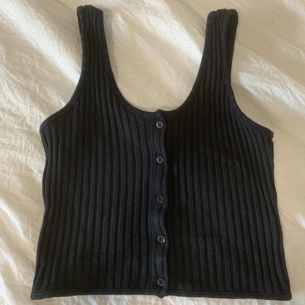 Urban Outfitters Button up ribbed Tank